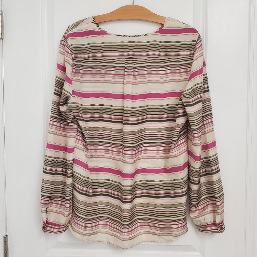 Lafayette 148 New York Silk Shirt - Picture 2 of 4